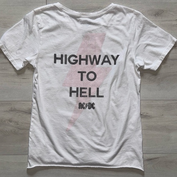 Recycled karma AC/DC Highway To Hell Bolt Tee size small - Picture 8 of 8